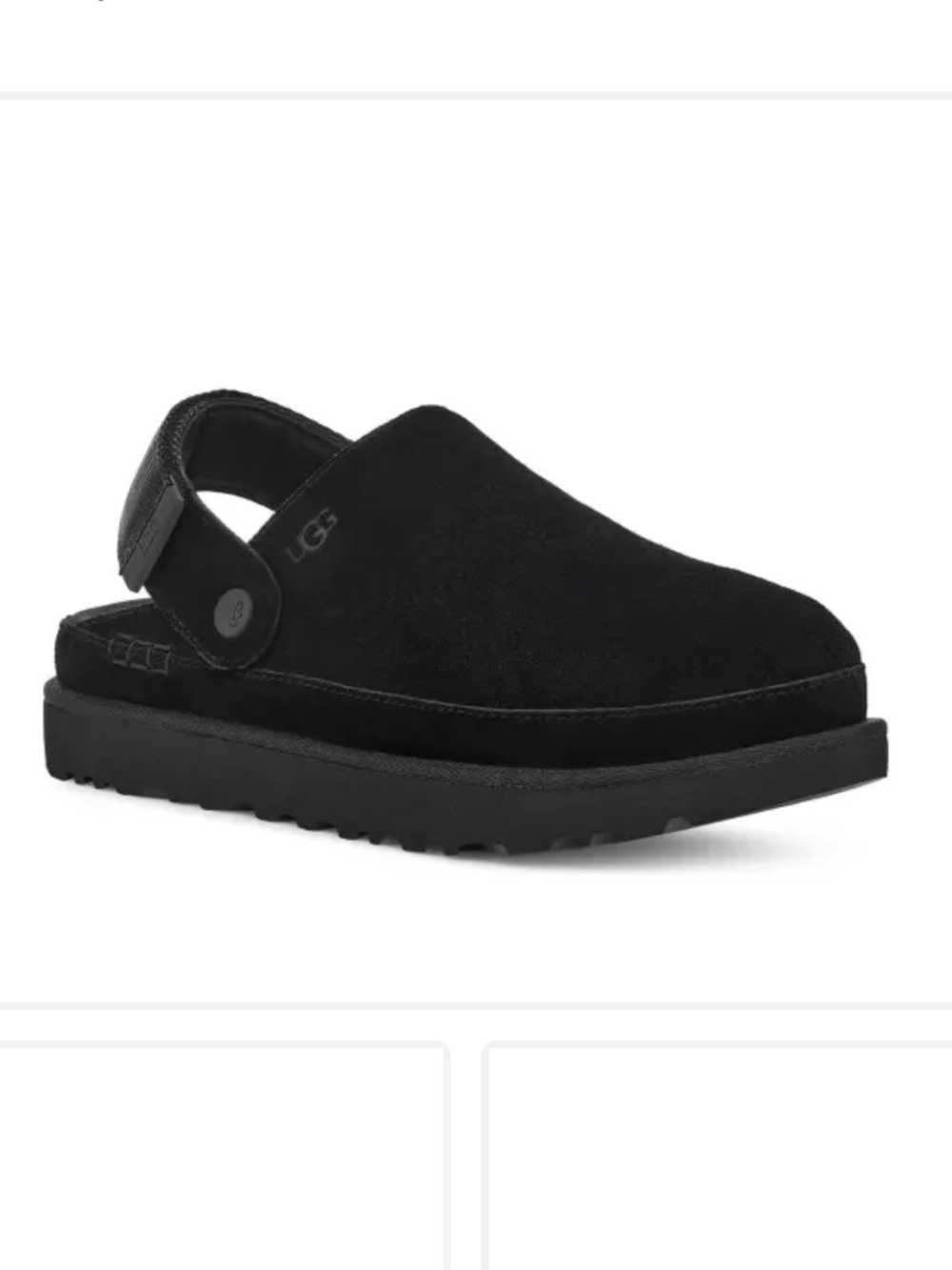 UGG 8 Black Goldenstar Clog